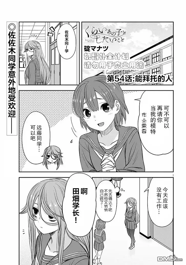 《想与阴暗的她一起做的事》第54话 第1页