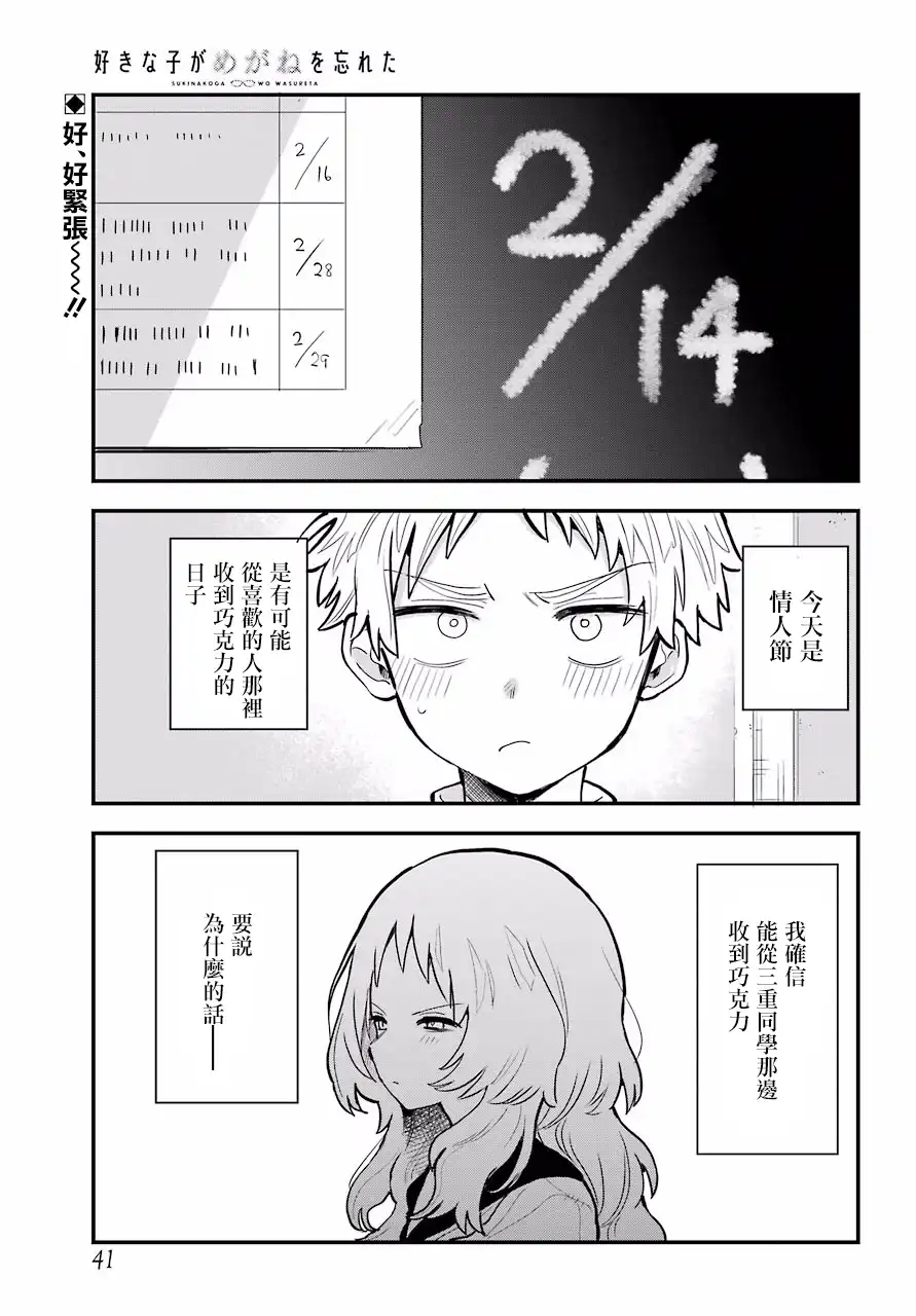 《喜欢的人忘记戴眼镜了》连载07 第1页