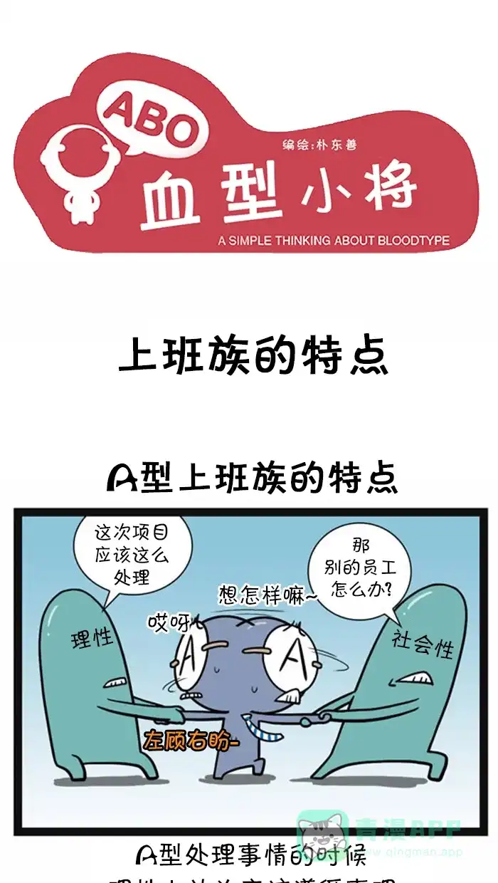 《血型小将》[第58话] 上班族的特点 第1页