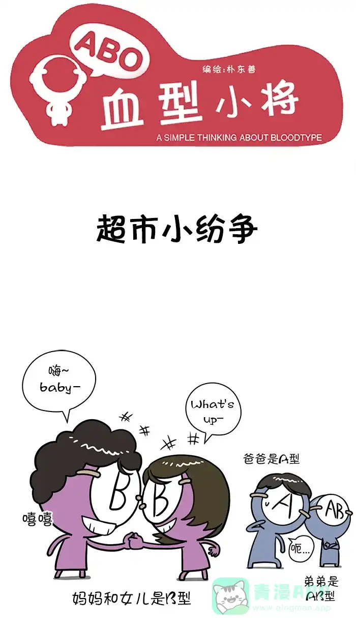 《血型小将》[第91话] 超市小纷争 第1页