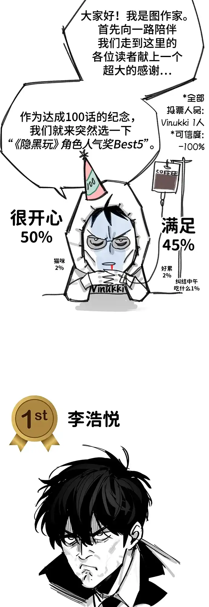 《隐瞒黑历史的玩家》第100话+贺图公开! 第116页