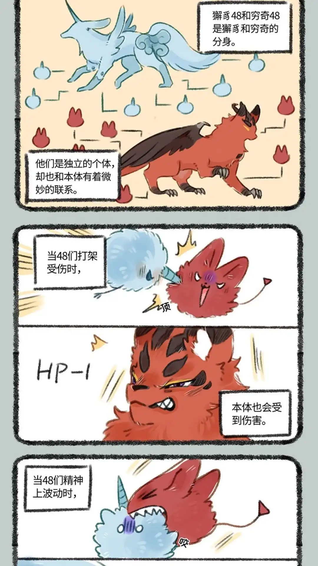 《有兽爲》134话 彼此的分身， 第4页