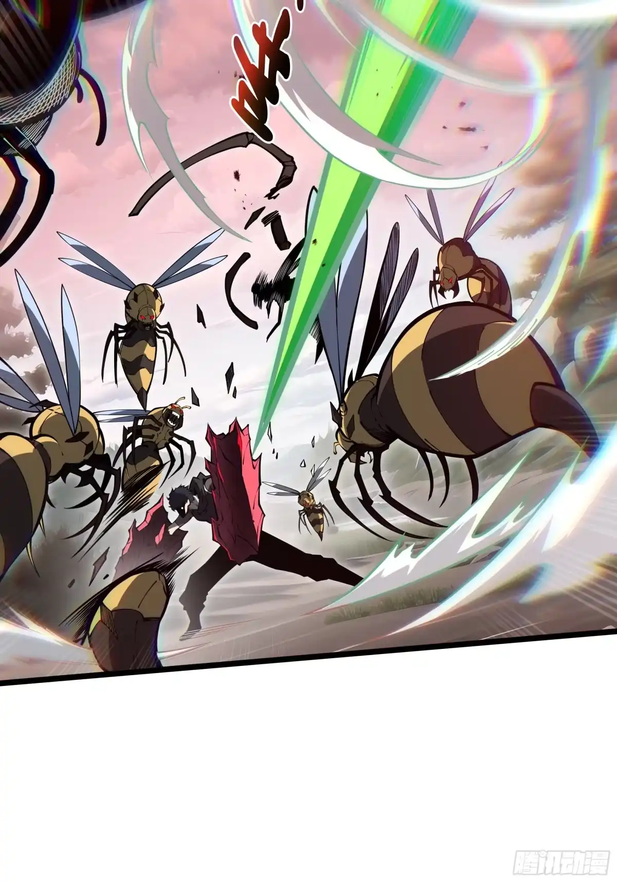 灾厄降临：我进化为猩红之王 - 第12话 蜂群 - 第54张图