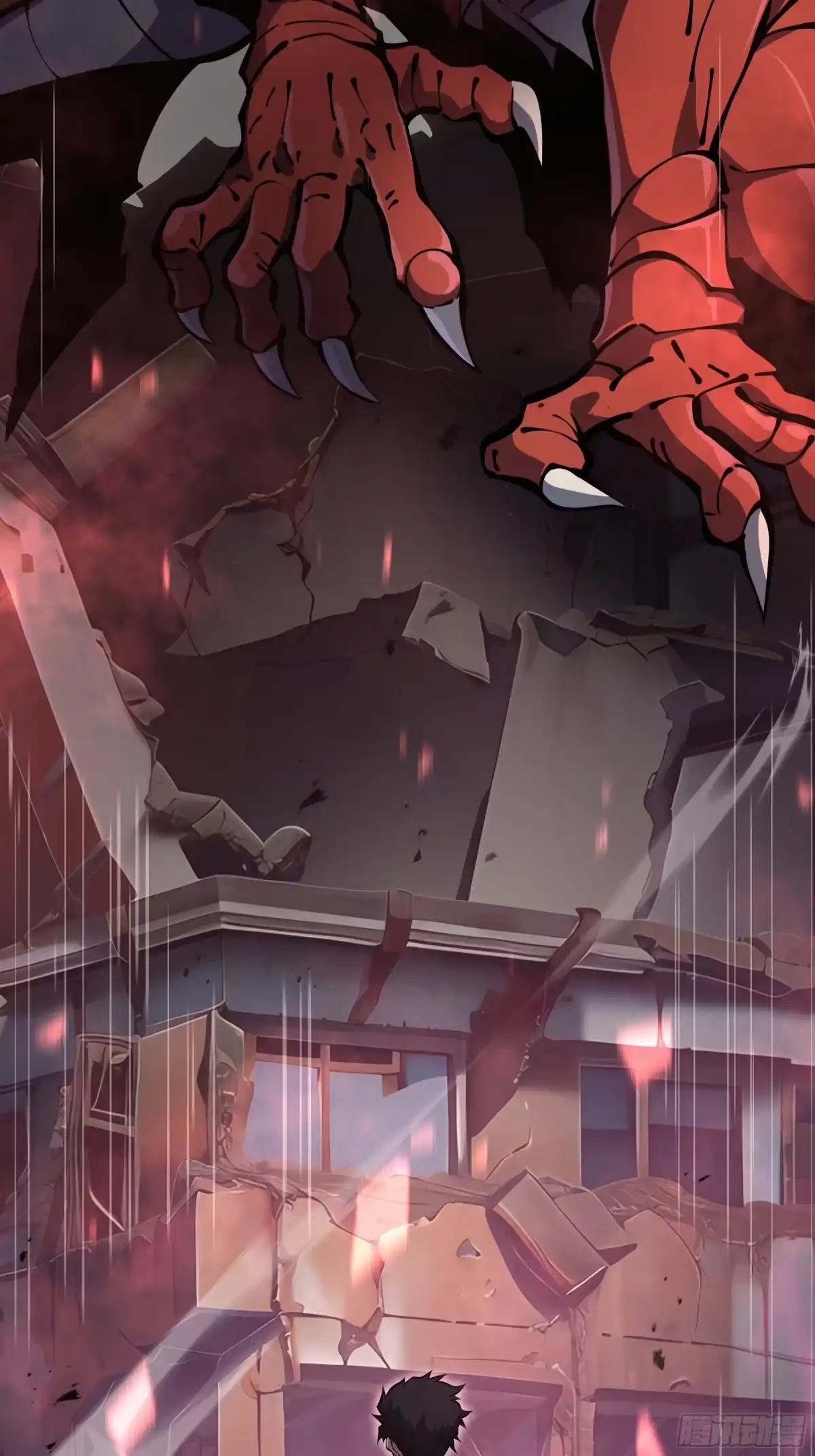 灾厄降临：我进化为猩红之王 - 第1话 血雾弥漫 - 第7张图