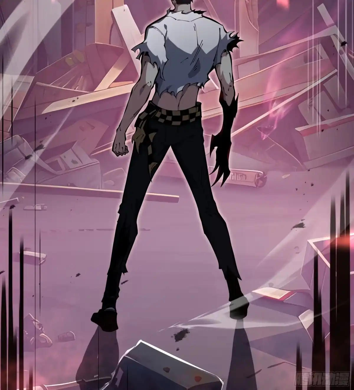 灾厄降临：我进化为猩红之王 - 第1话 血雾弥漫 - 第8张图