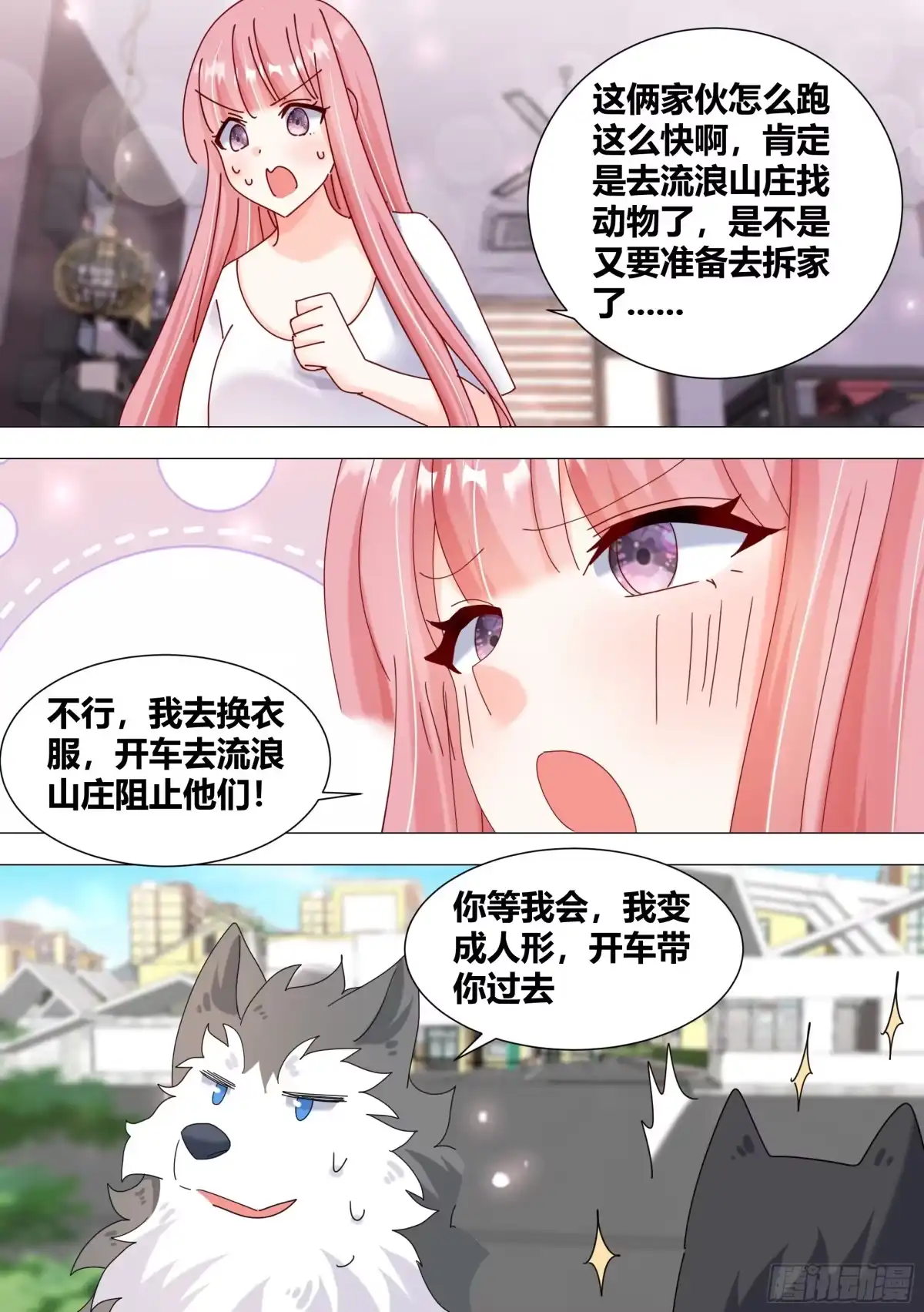 《直播：女神家的哈士奇天秀》385-回来正好 第13页
