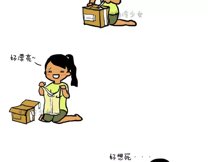 《制冷少女的日常》拆快递=日常想死 第2页