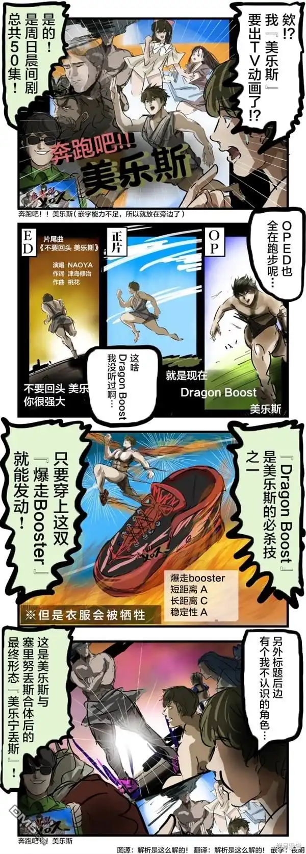 《カコミスル老师四格合集》动画化的美乐斯 第1页