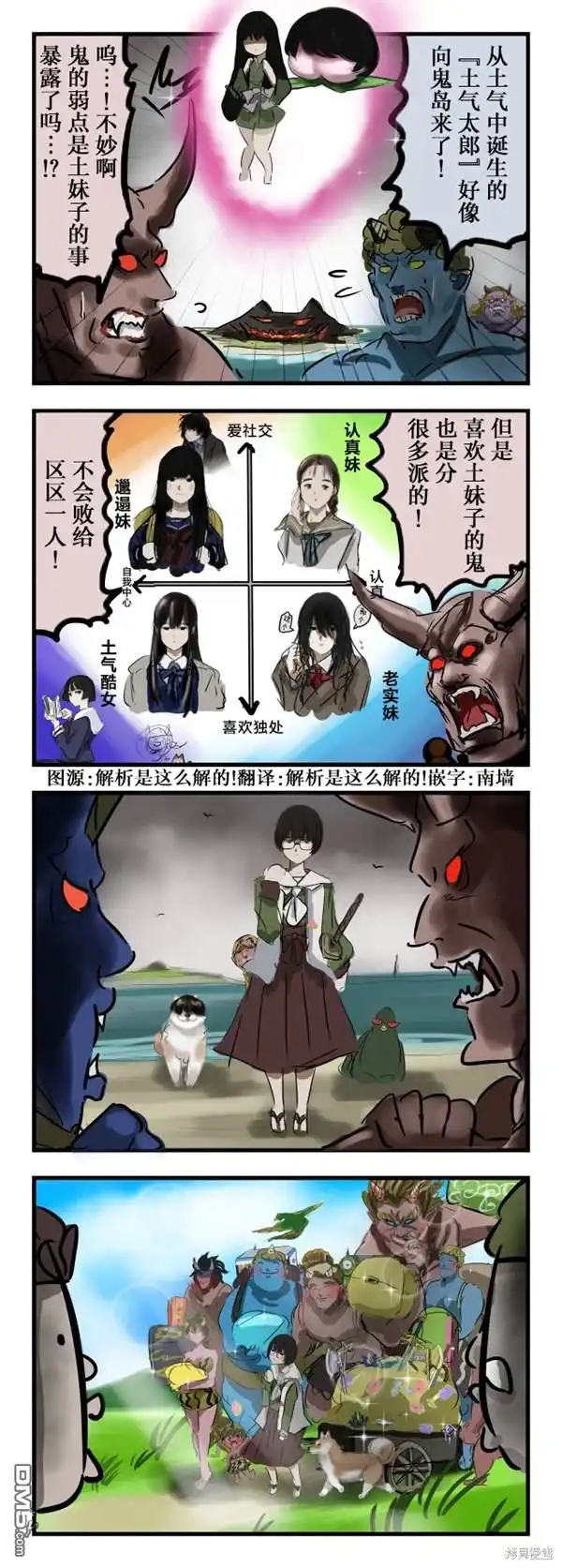 《カコミスル老师四格合集》鬼的弱点 第1页