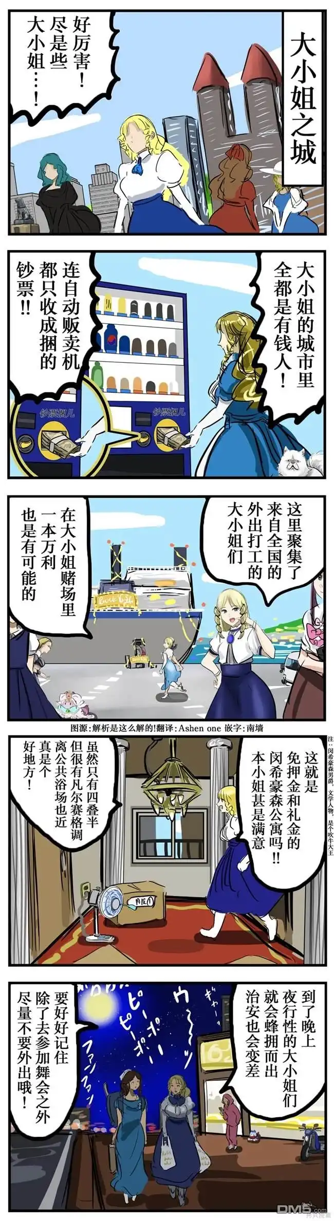 《カコミスル老师四格合集》大小姐之城 第1页