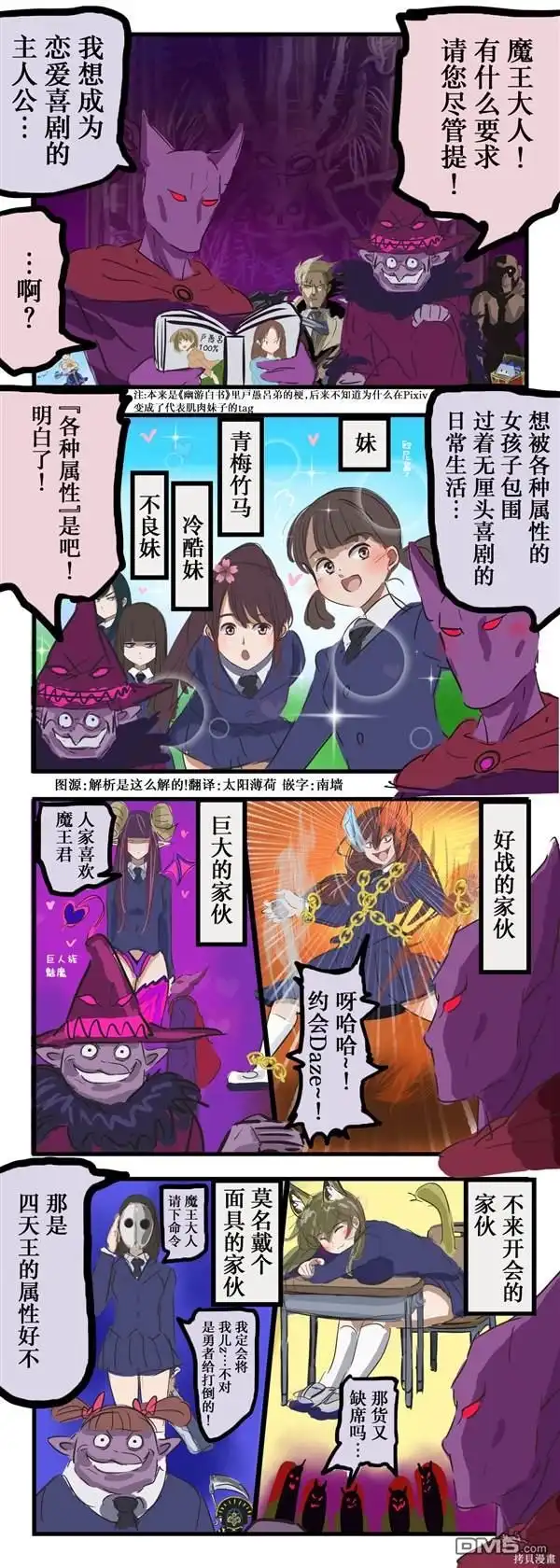 《カコミスル老师四格合集》各种各样类型的女主角 第1页