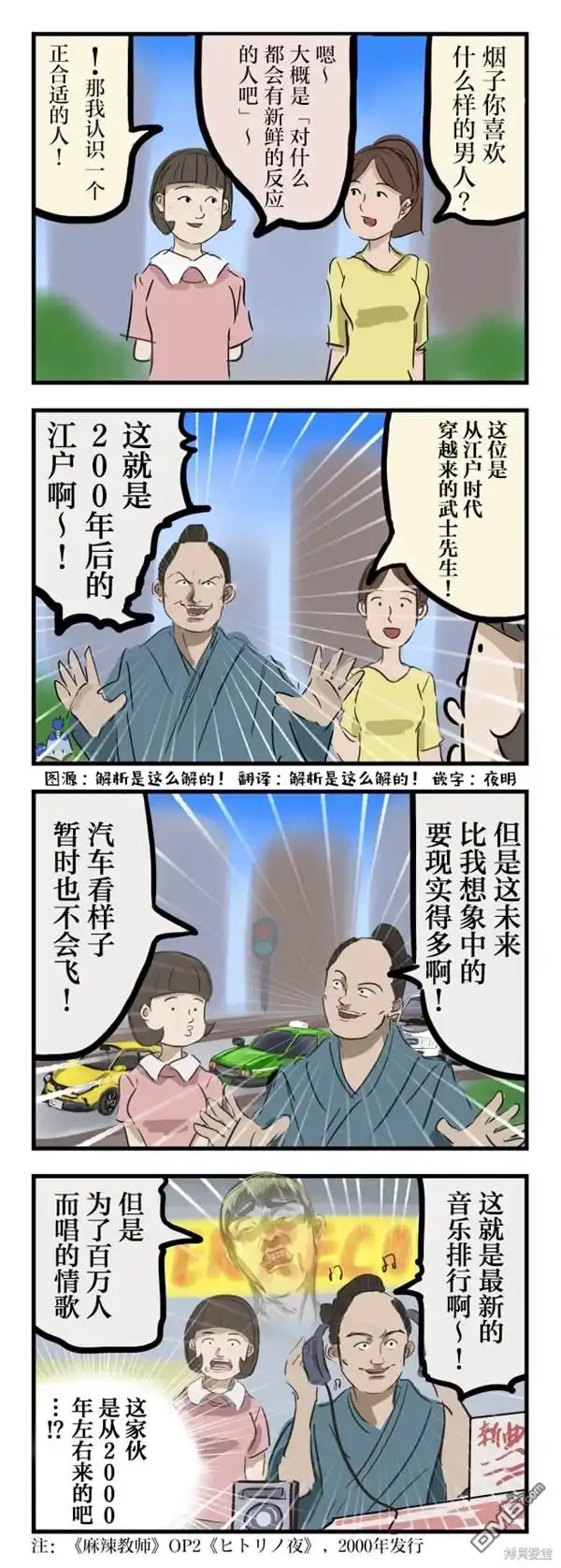 《カコミスル老师四格合集》新鲜的反应 第1页