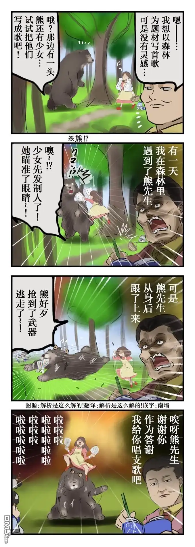 《カコミスル老师四格合集》森林里的熊先生纪实 第1页