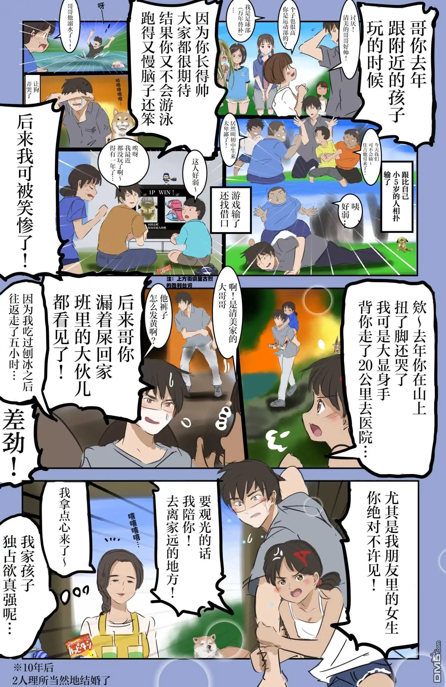 《カコミスル老师四格合集》废柴大哥哥与傲娇妹子的故事 第2页