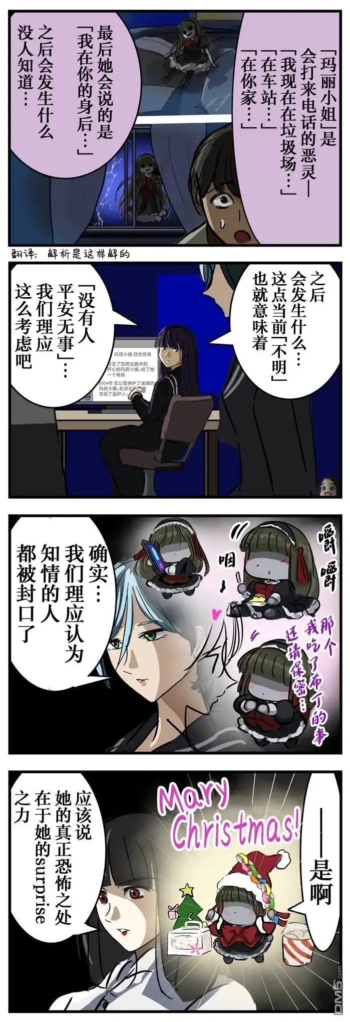 《カコミスル老师四格合集》工作后的玛丽小姐 第1页
