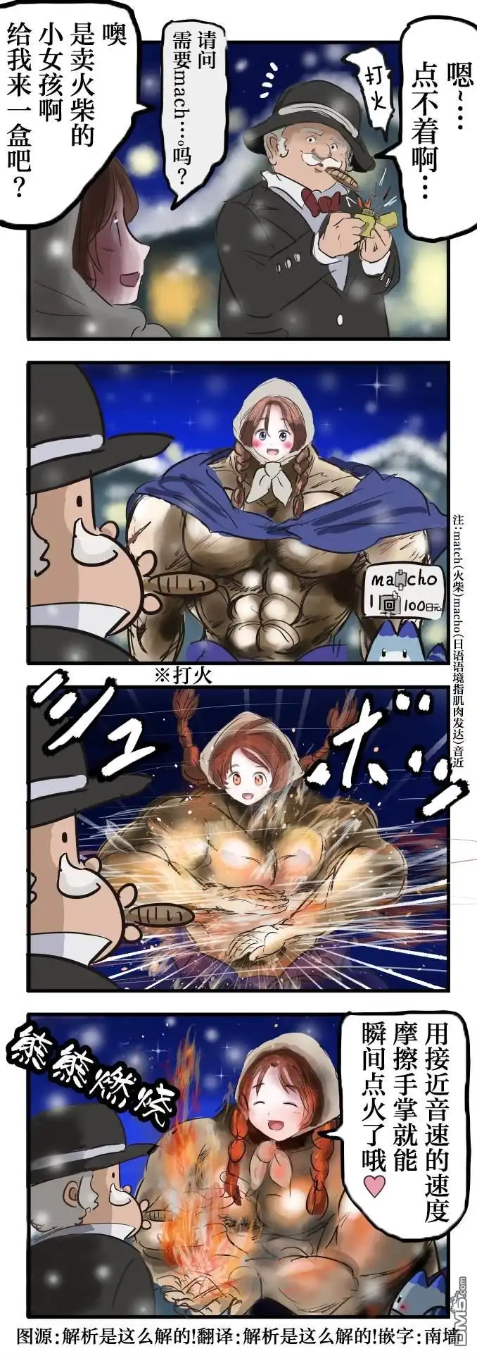 《カコミスル老师四格合集》肌肉是卖点的小女孩 第1页