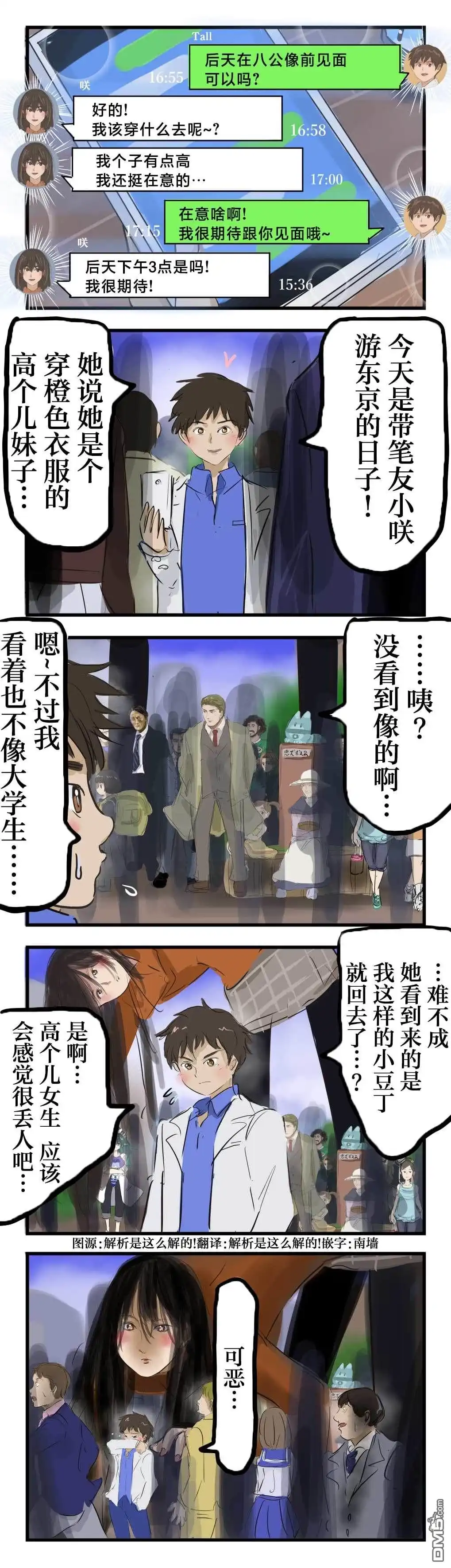 《カコミスル老师四格合集》身高差情侣 第1页