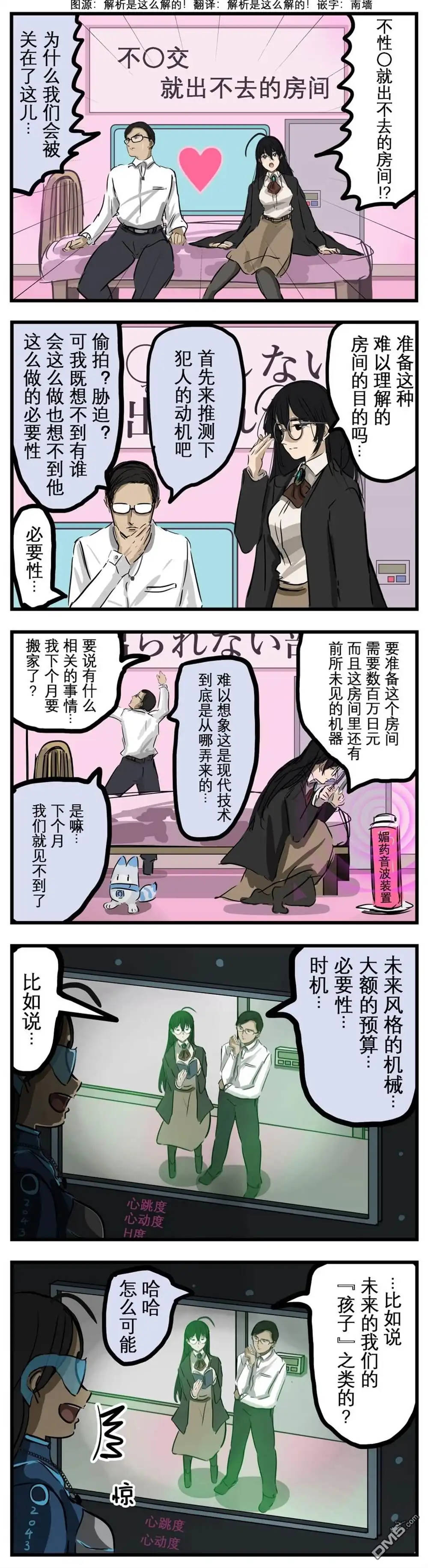 《カコミスル老师四格合集》遭到分析的出不去的房间 第1页
