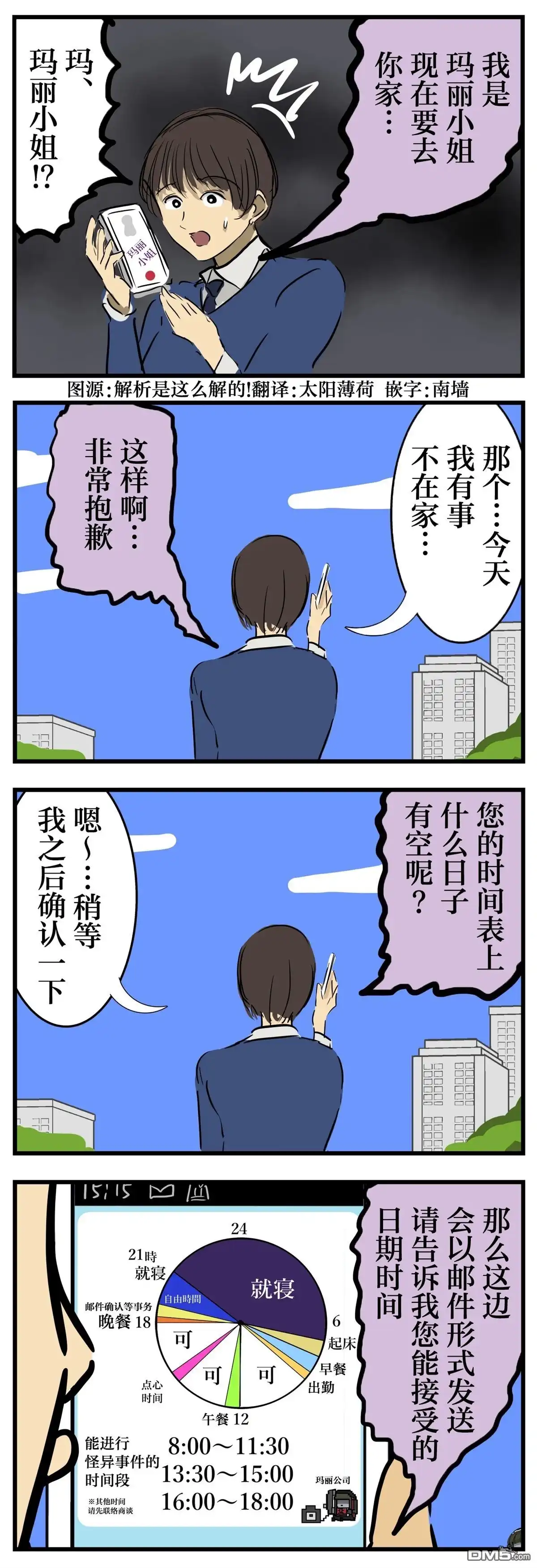 《カコミスル老师四格合集》接洽的玛丽小姐 第1页