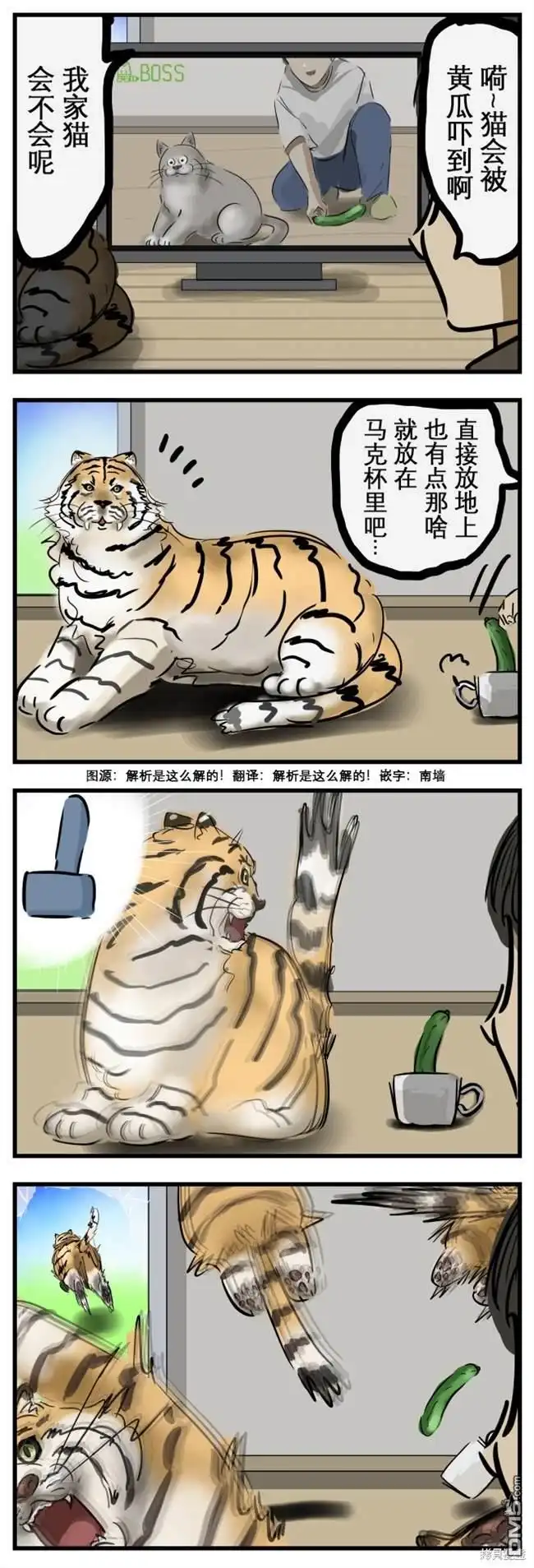 《カコミスル老师四格合集》物受惊的猫2 第1页