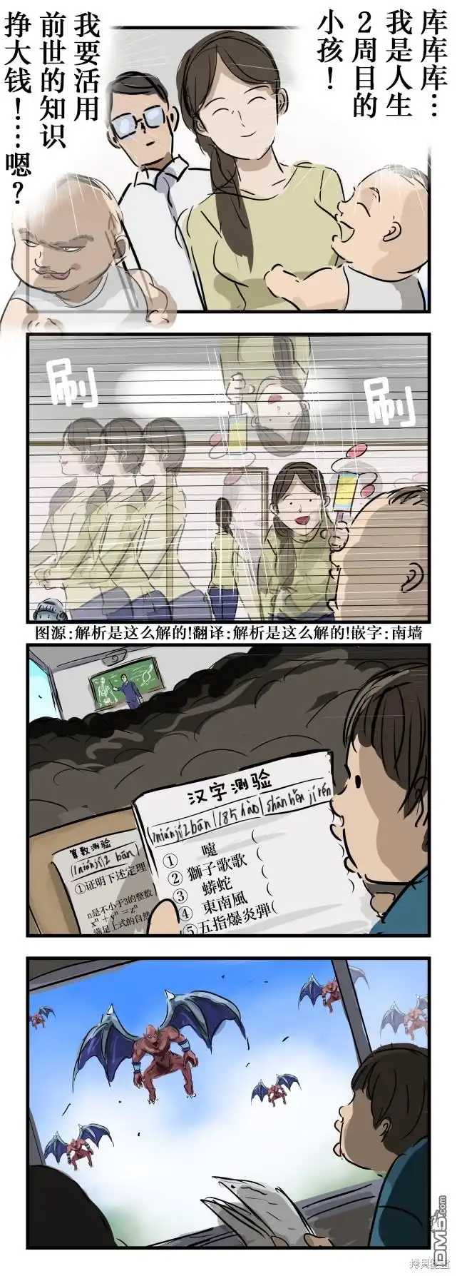 《カコミスル老师四格合集》2周目难度上升的转生 第1页