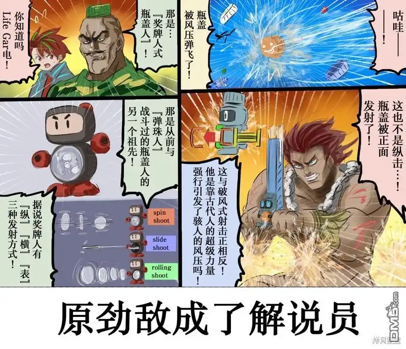 《カコミスル老师四格合集》平成广告漫画风瓶盖人（其6） 第3页