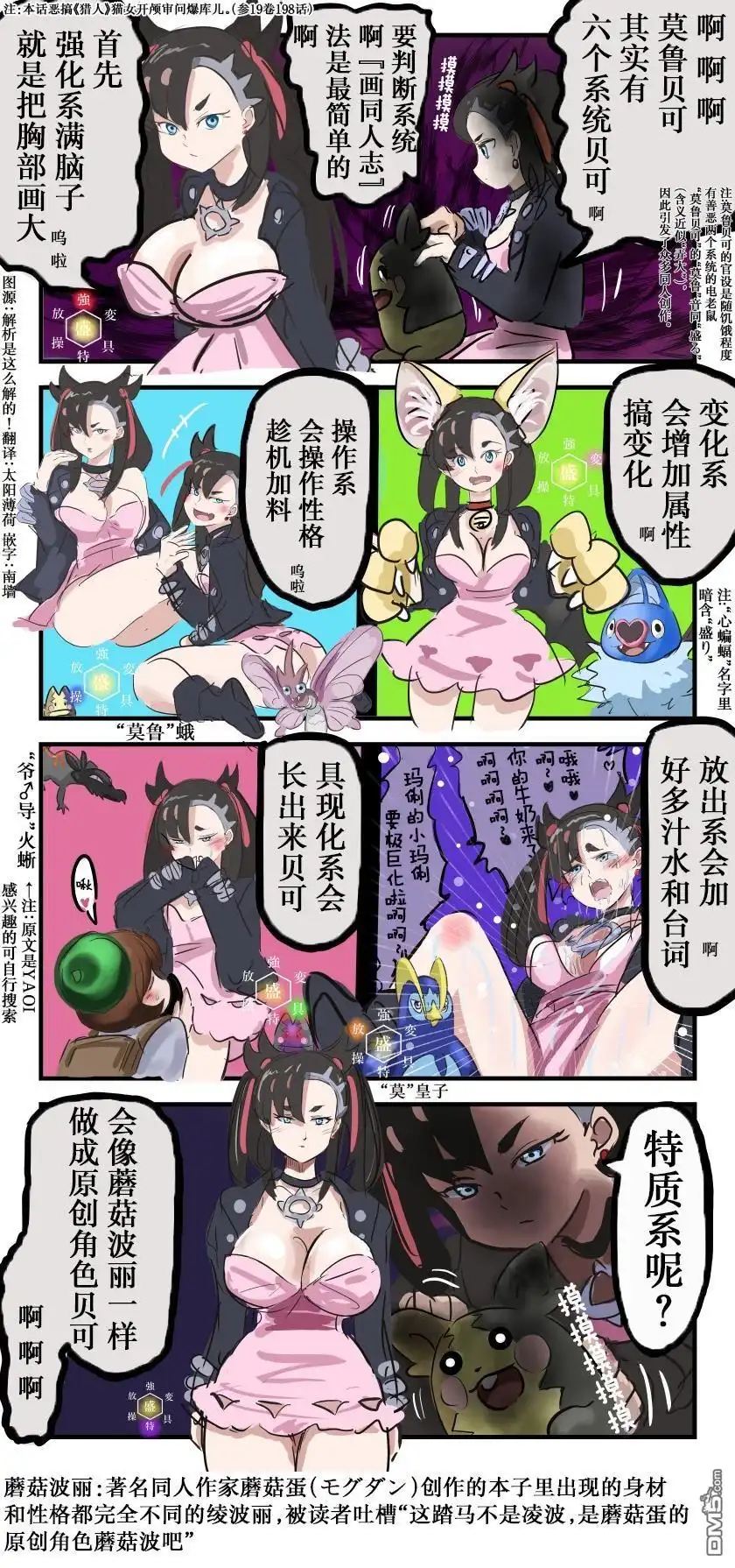 《カコミスル老师四格合集》莫鲁贝可的6个系统 第1页