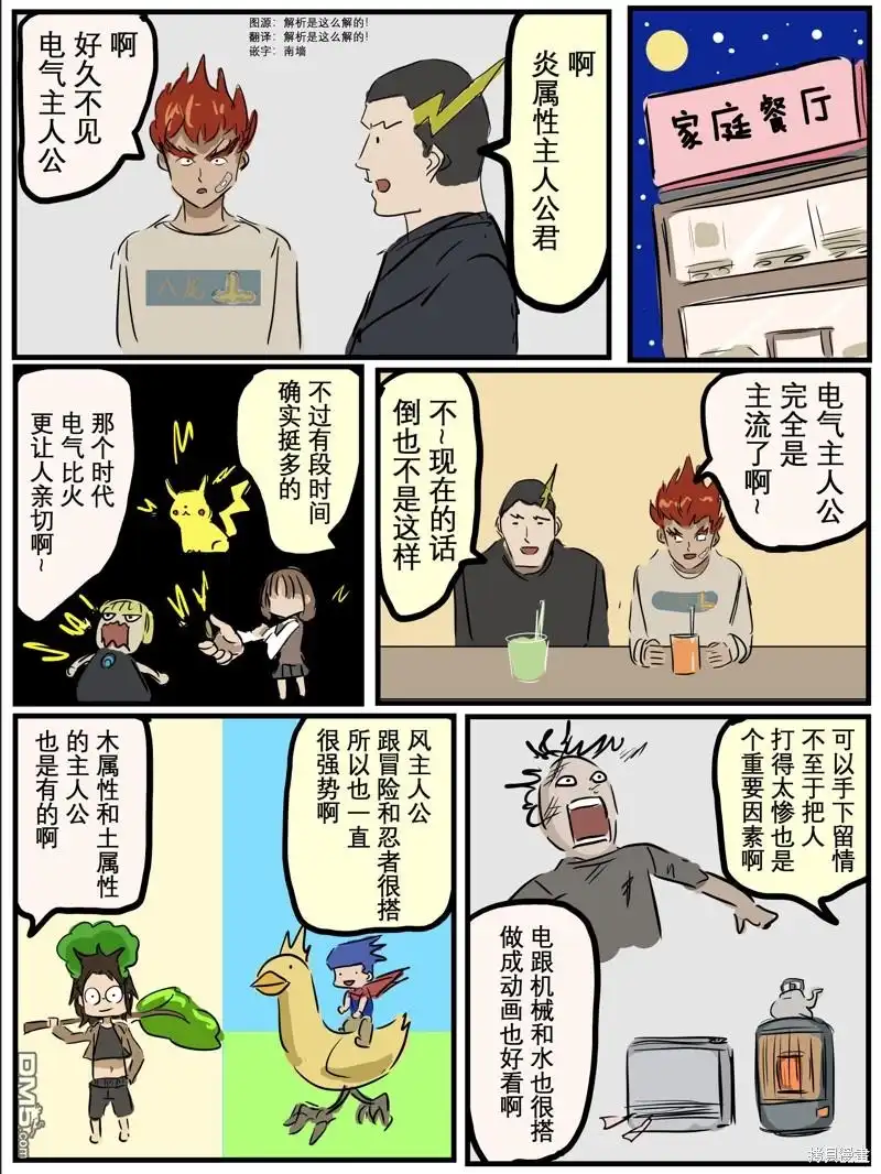 《カコミスル老师四格合集》属性主人公 第1页