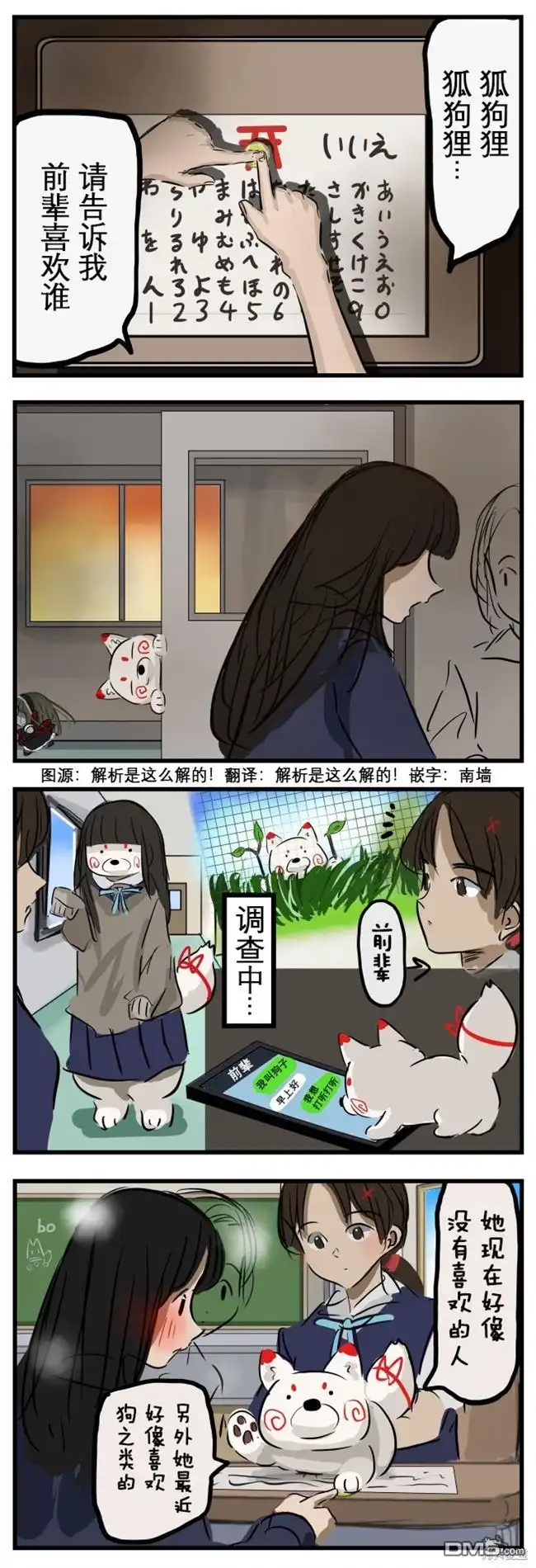 《カコミスル老师四格合集》搞调查的狐狗狸 第1页