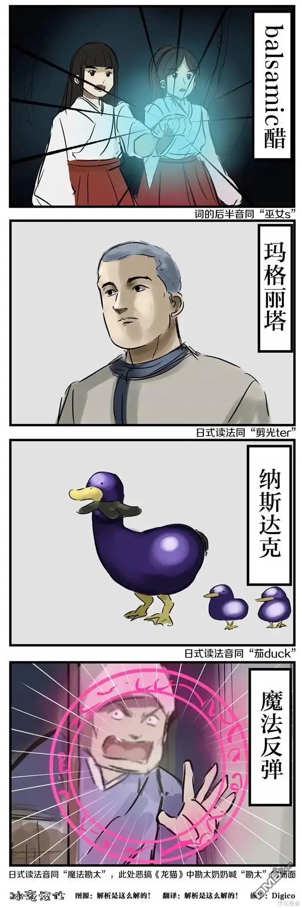《カコミスル老师四格合集》容易搞错意思的词 第2页