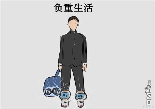 《カコミスル老师四格合集》学生时代做过的奇怪锻炼 第2页