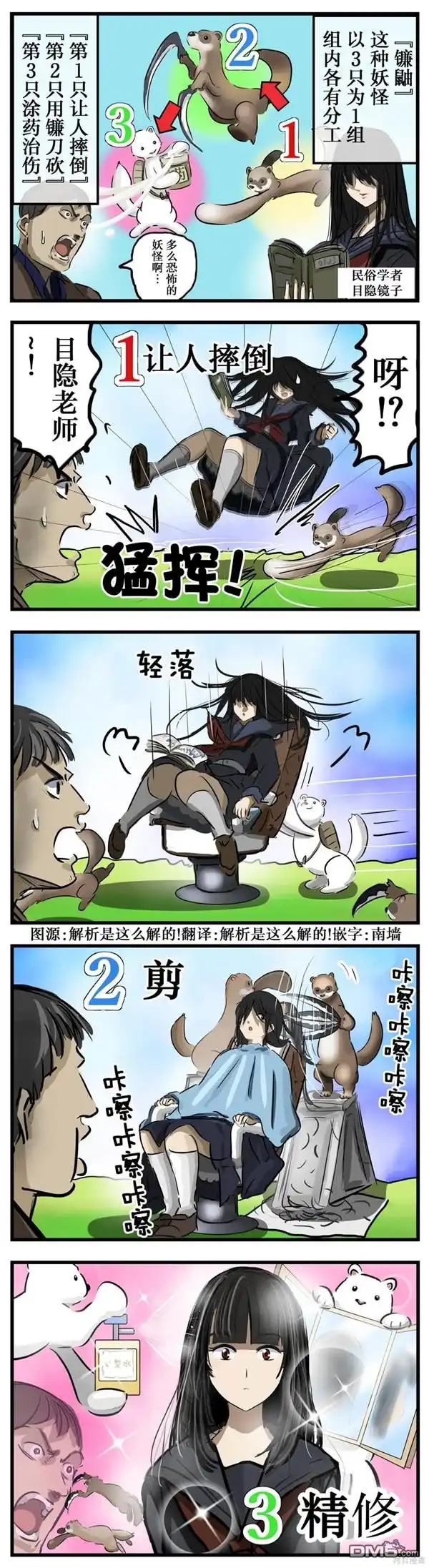 《カコミスル老师四格合集》凶恶镰鼬 第1页