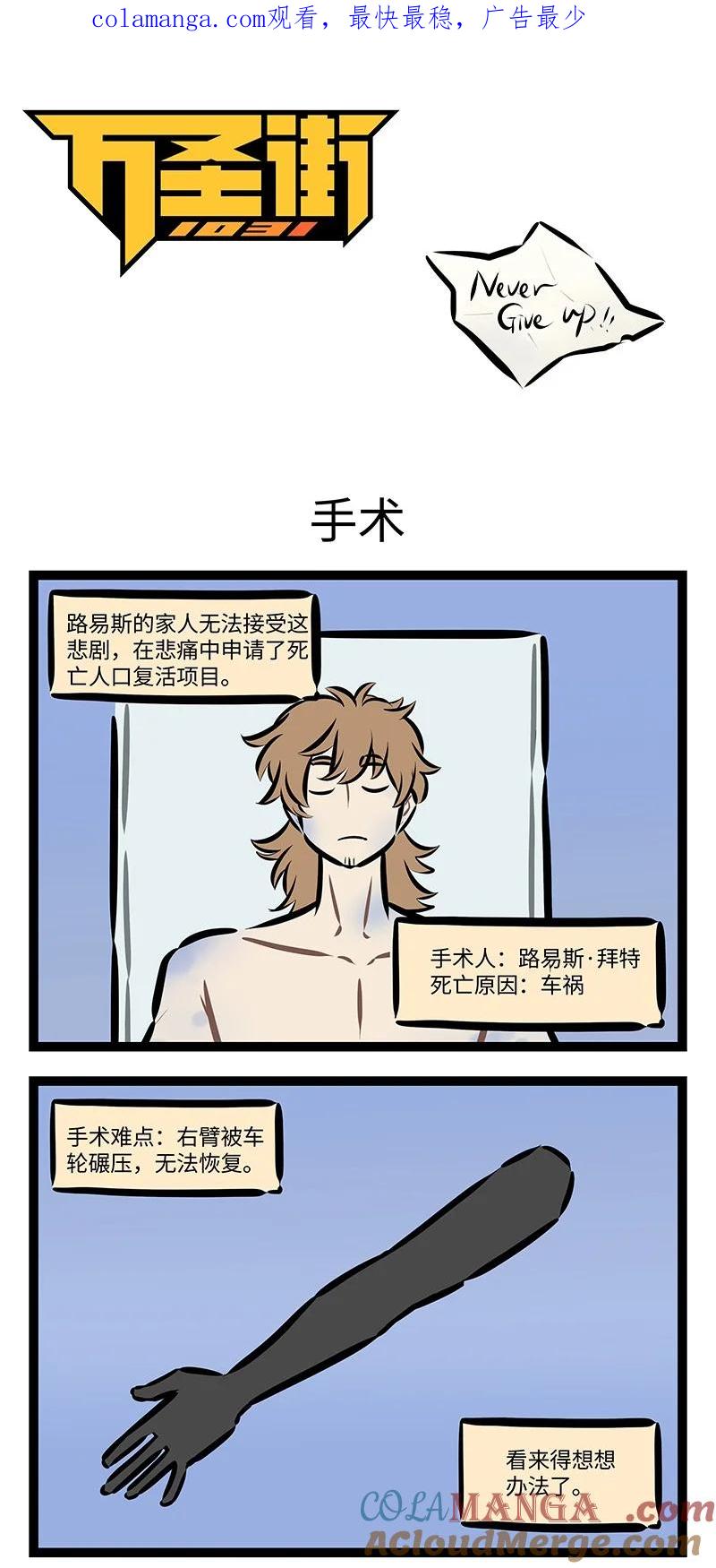 1031万圣街 第829话 手术 第1页