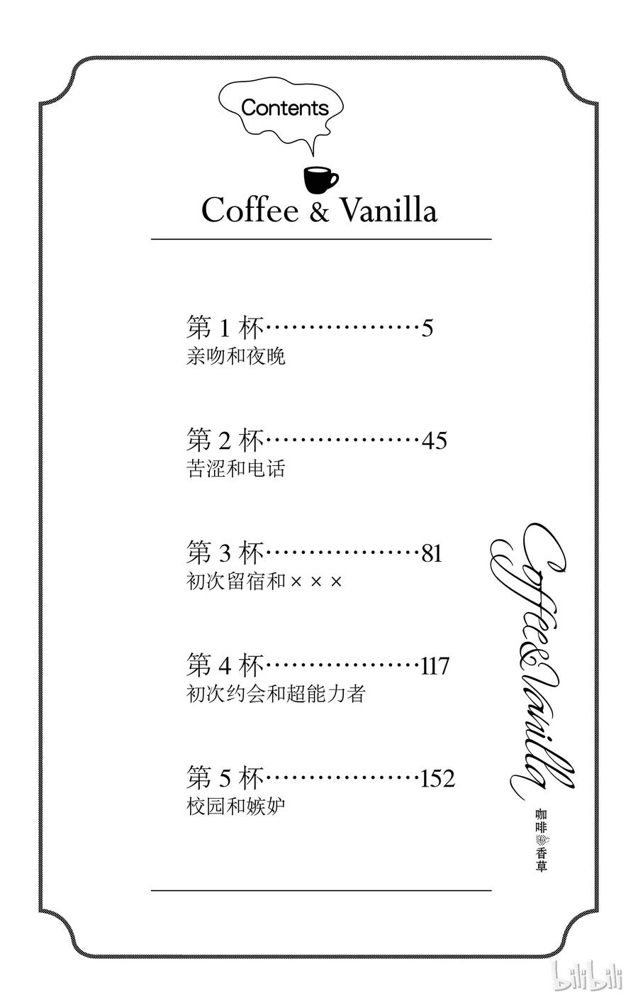 《Coffee & Vanilla 咖啡和香草》1 亲吻和夜晚 第3页