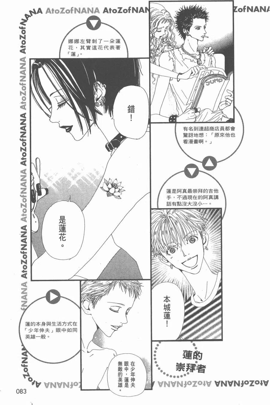 《NANA世上的另一个我》NANA7.8卷公式设定集 第84页