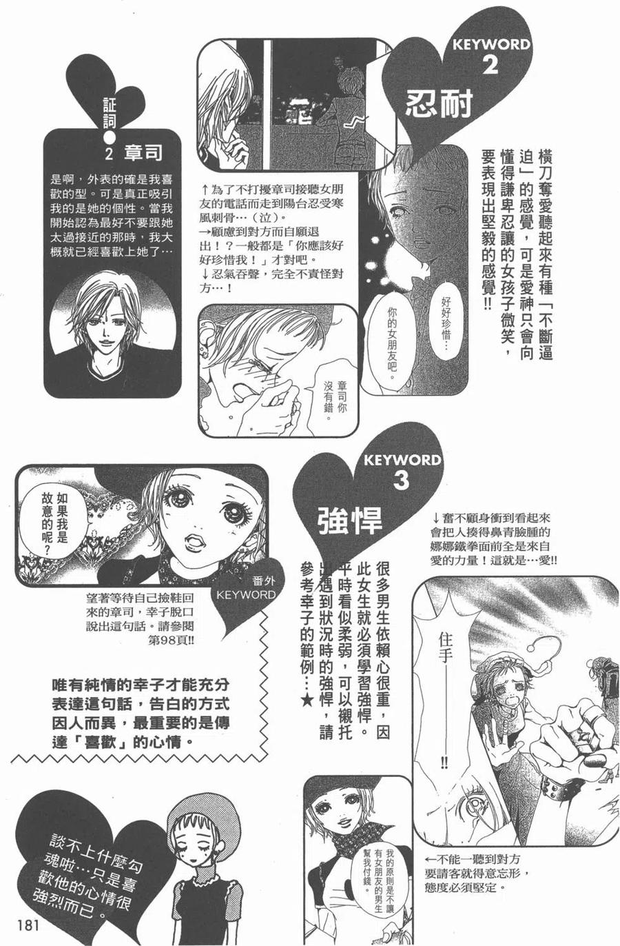 《NANA世上的另一个我》NANA7.8卷公式设定集 第182页
