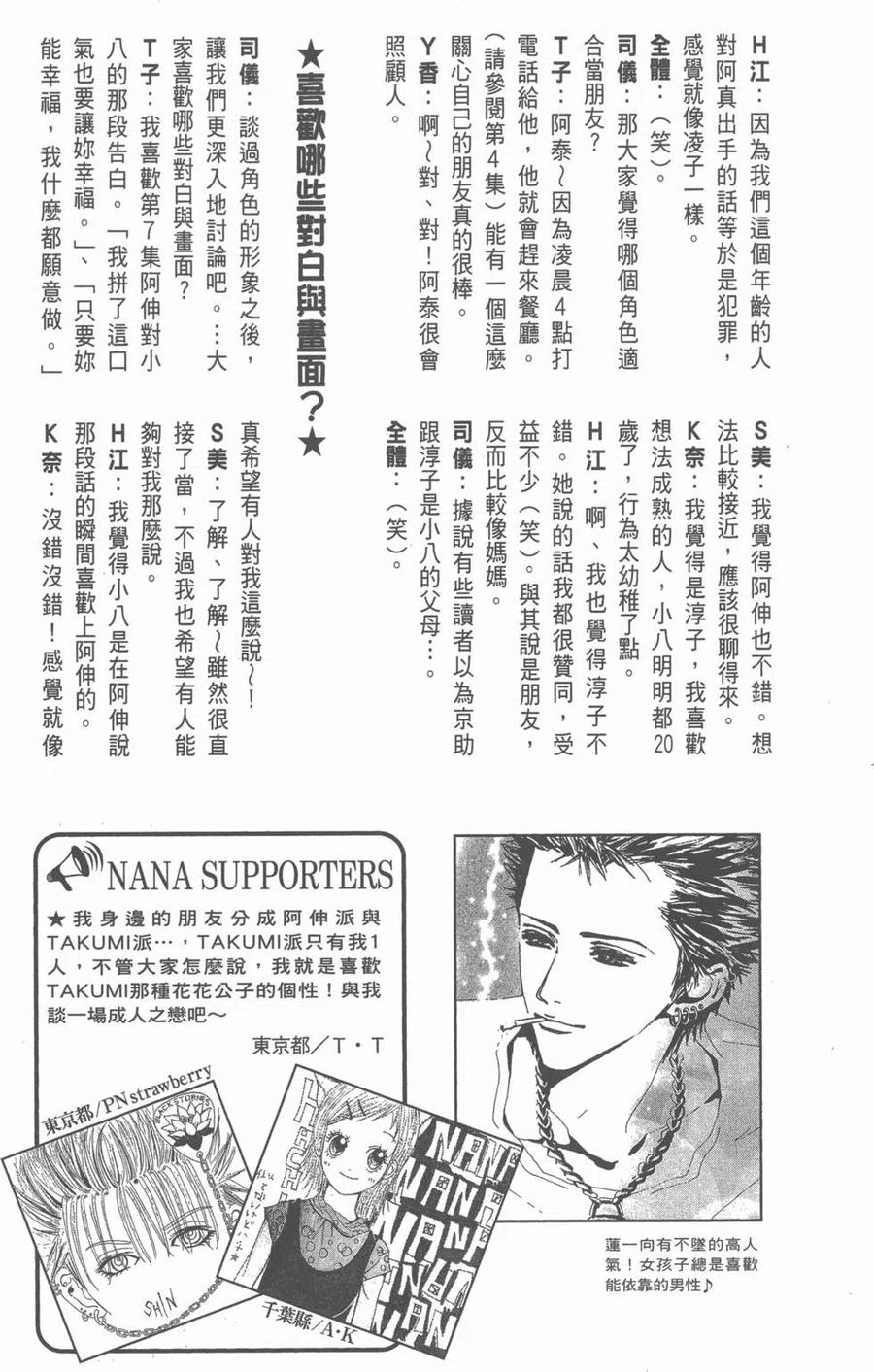《NANA世上的另一个我》NANA7.8卷公式设定集 第134页