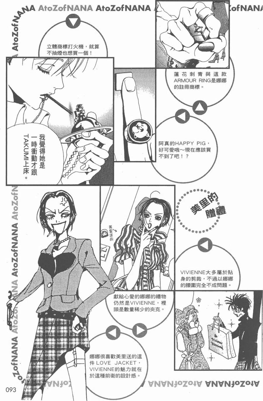 《NANA世上的另一个我》NANA7.8卷公式设定集 第94页