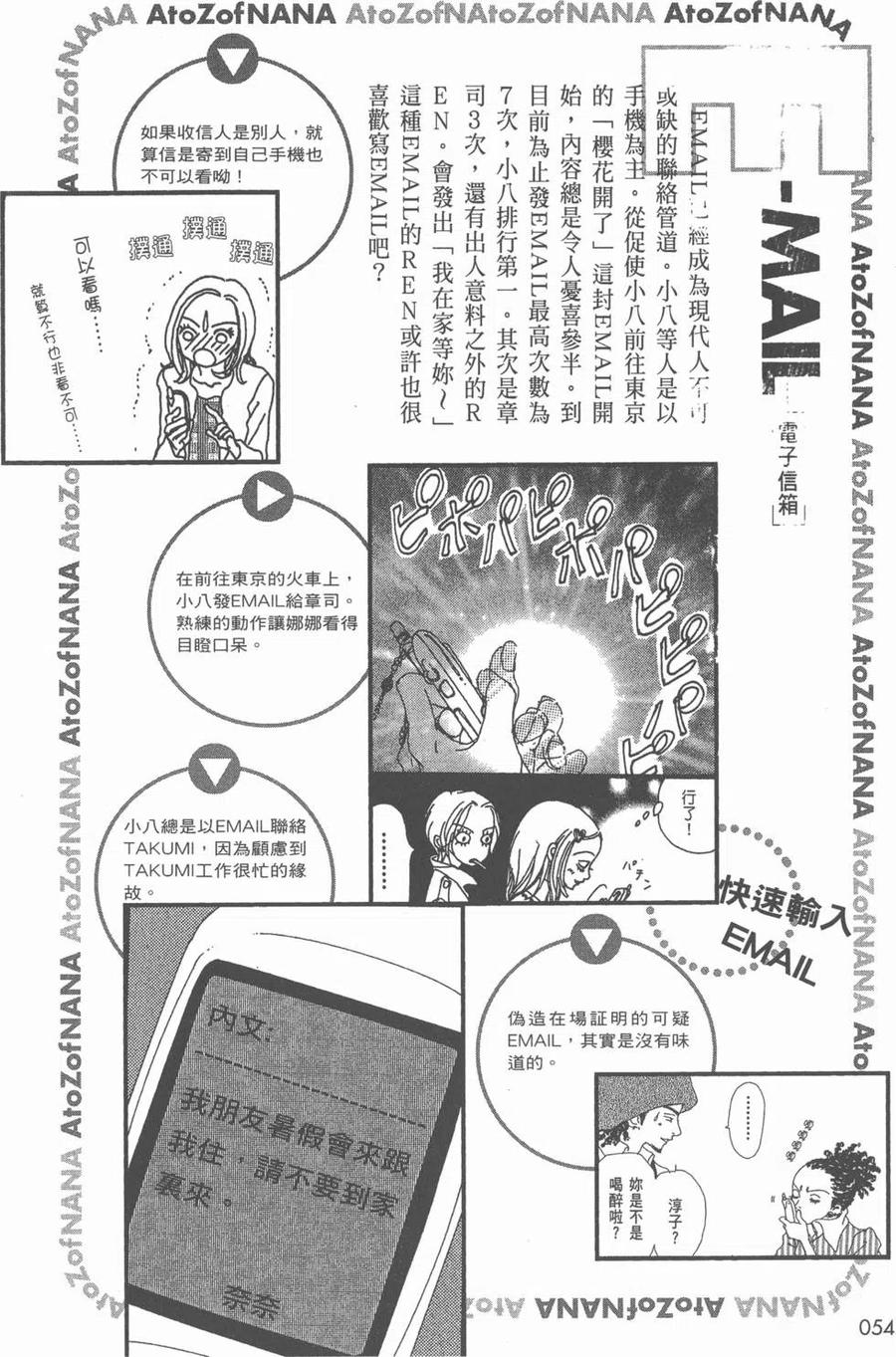 《NANA世上的另一个我》NANA7.8卷公式设定集 第55页