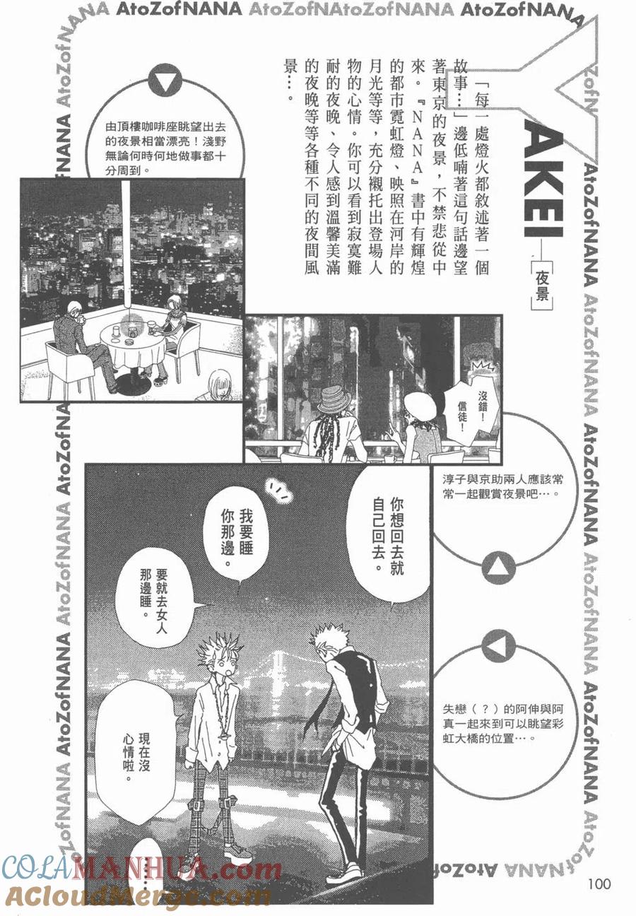 《NANA世上的另一个我》NANA7.8卷公式设定集 第101页