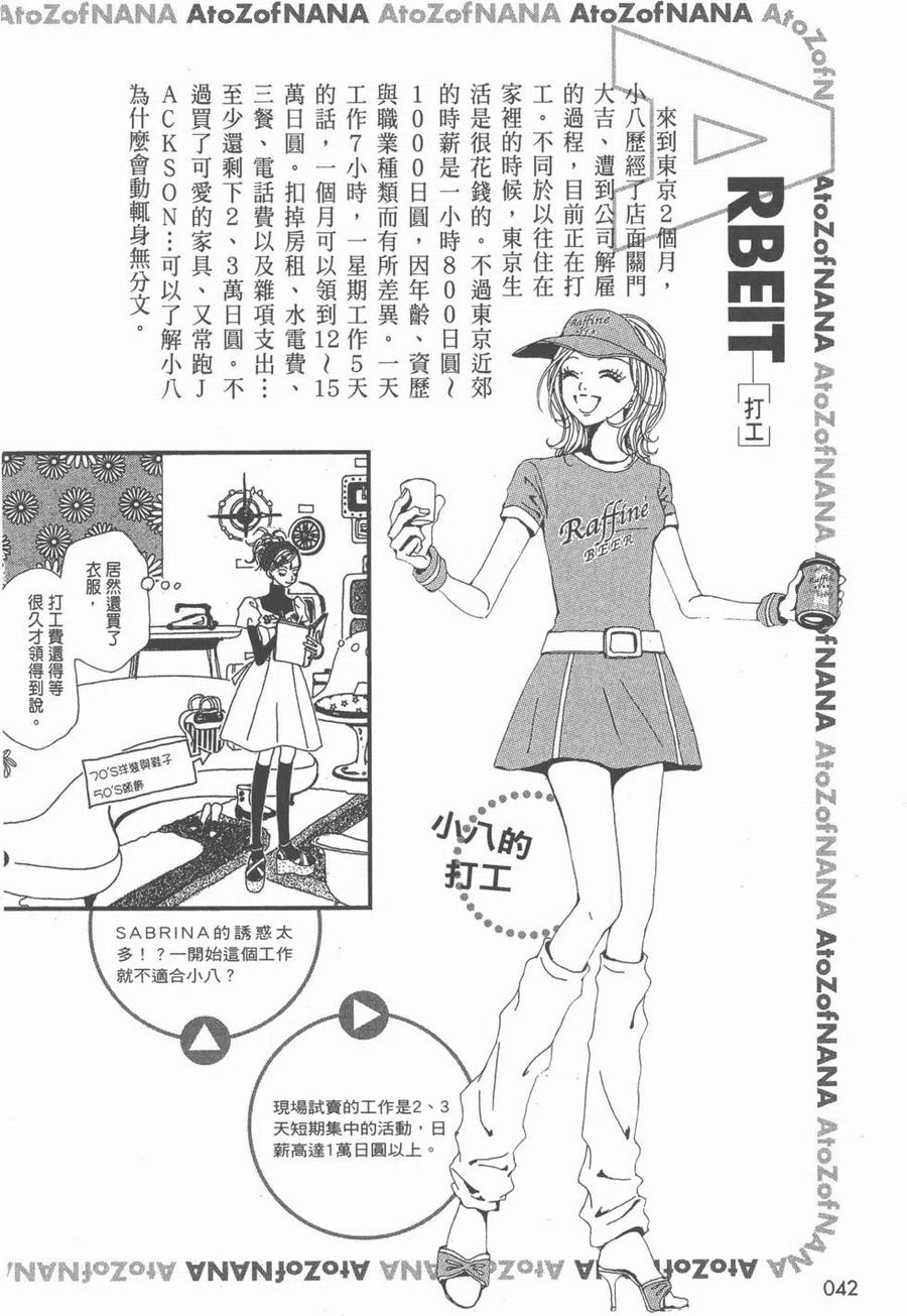 《NANA世上的另一个我》NANA7.8卷公式设定集 第43页