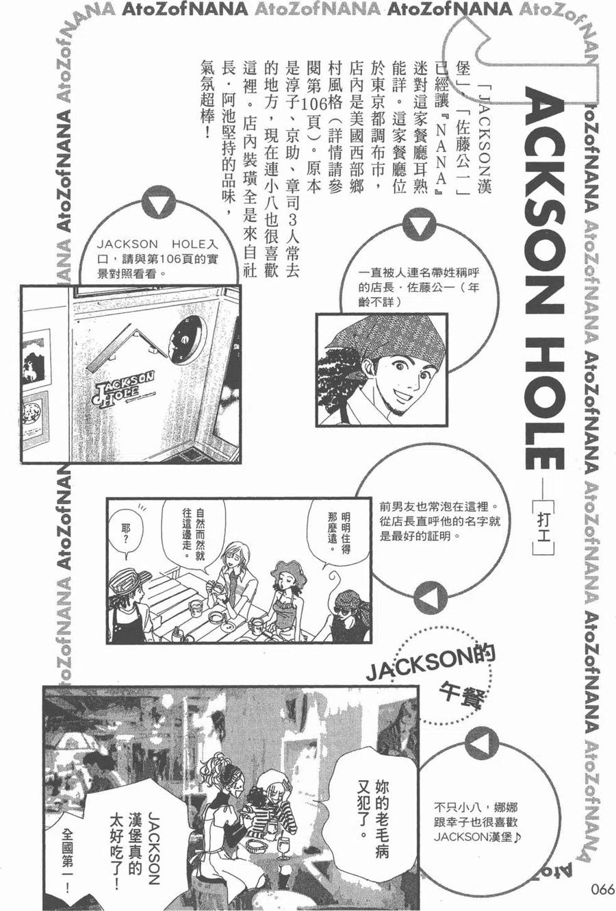 《NANA世上的另一个我》NANA7.8卷公式设定集 第67页