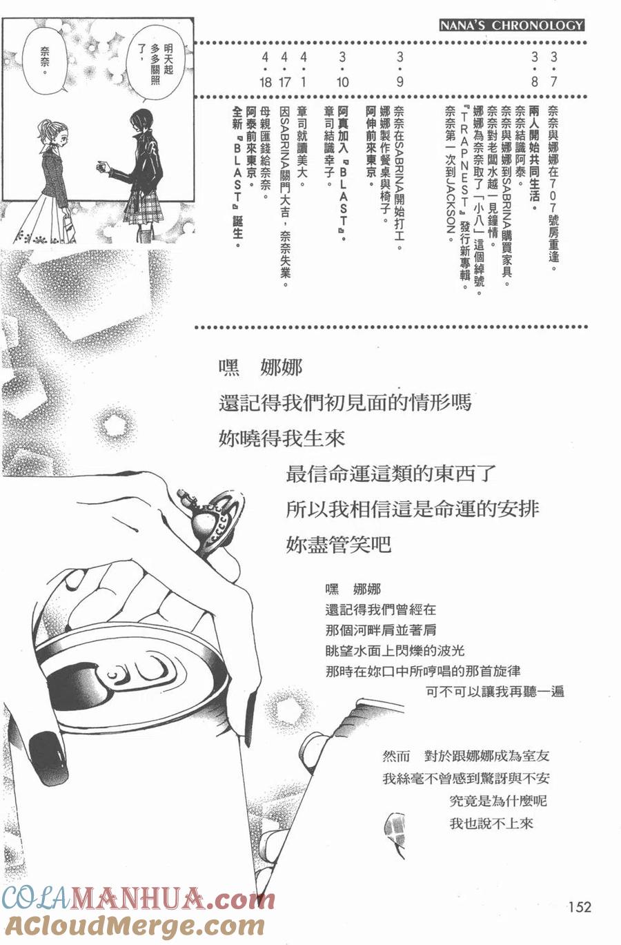 《NANA世上的另一个我》NANA7.8卷公式设定集 第153页