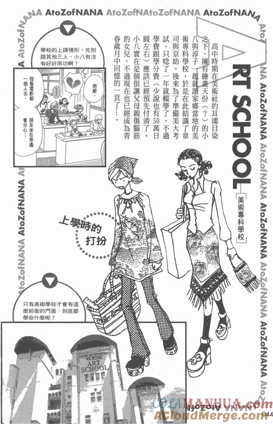 《NANA世上的另一个我》NANA7.8卷公式设定集 第45页