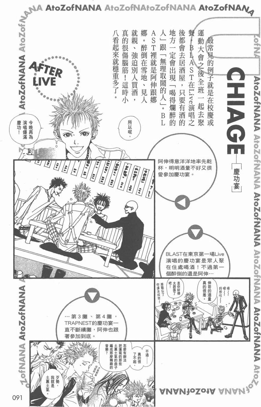 《NANA世上的另一个我》NANA7.8卷公式设定集 第92页