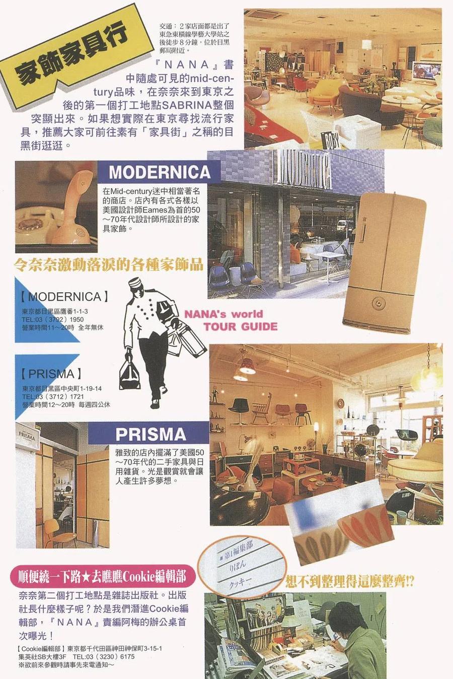 《NANA世上的另一个我》NANA7.8卷公式设定集 第110页