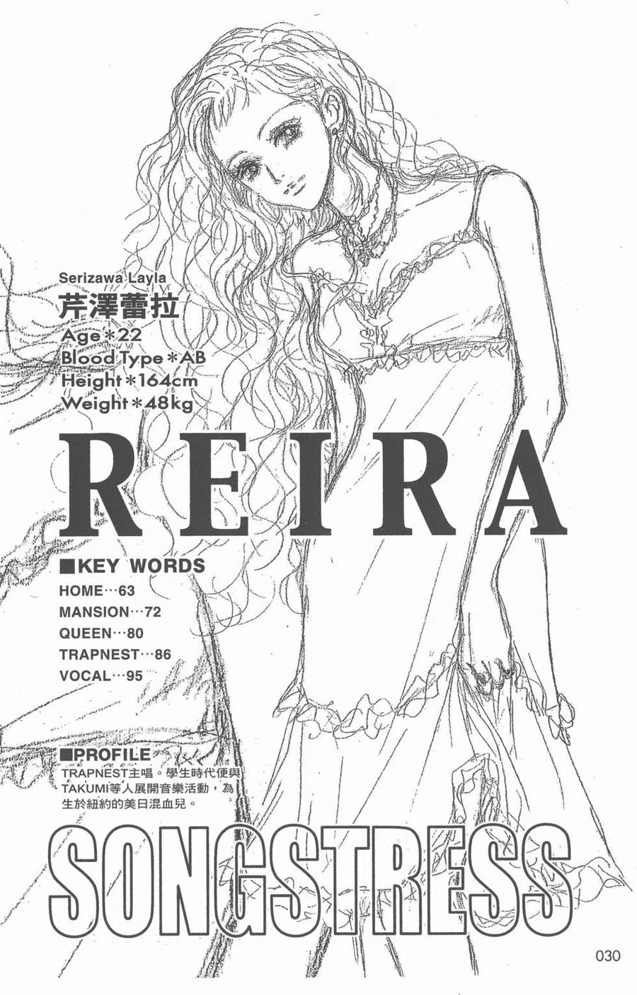 《NANA世上的另一个我》NANA7.8卷公式设定集 第31页
