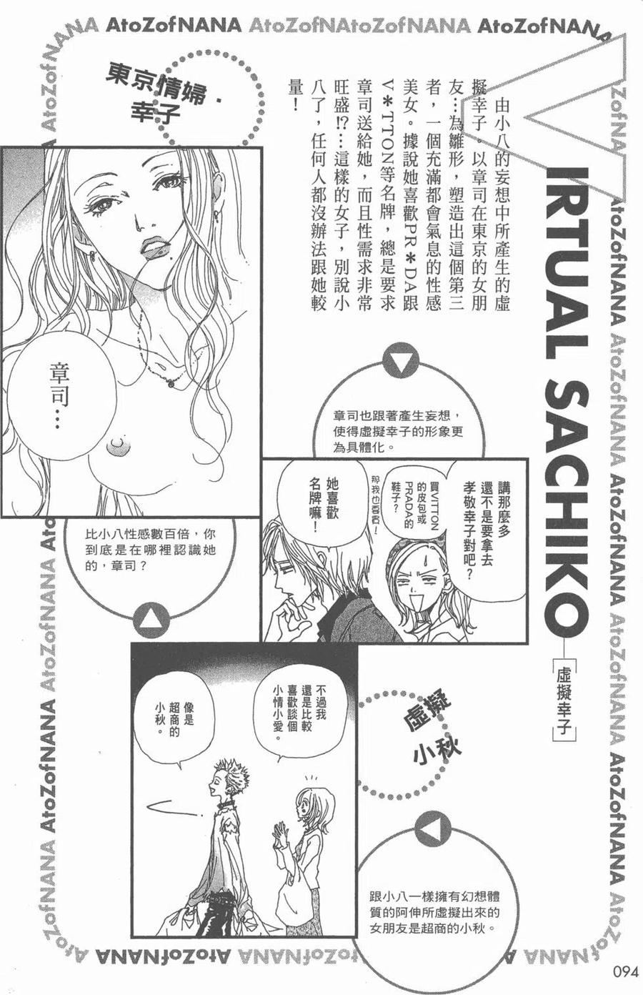 《NANA世上的另一个我》NANA7.8卷公式设定集 第95页