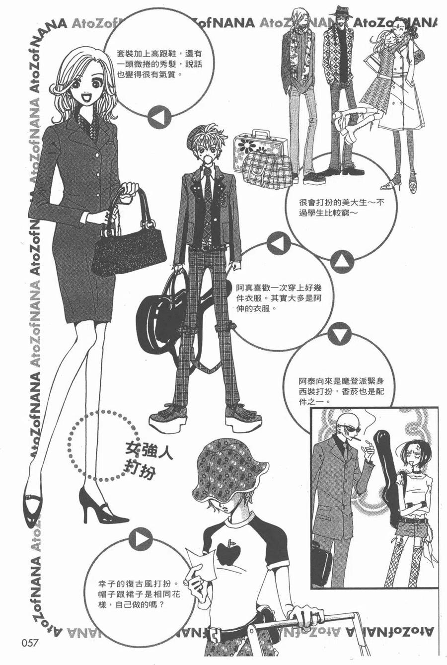 《NANA世上的另一个我》NANA7.8卷公式设定集 第58页