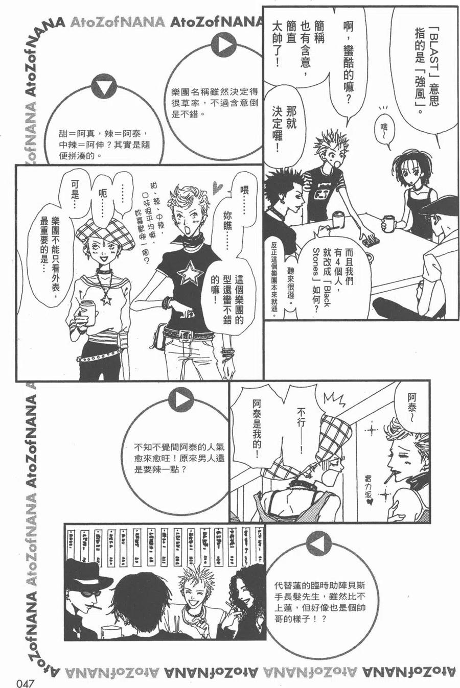 《NANA世上的另一个我》NANA7.8卷公式设定集 第48页